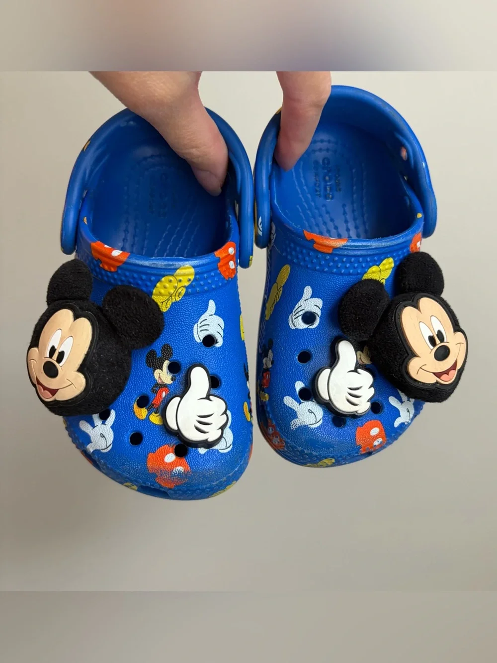 Crocs Mickey Mouse with jibbitz 6C toddle
